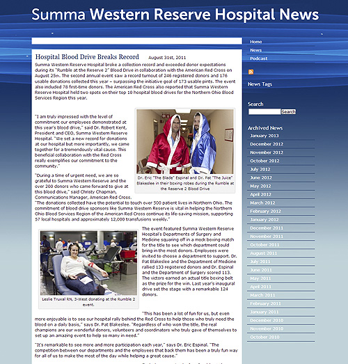 Summa Western Reserve Hospital Network