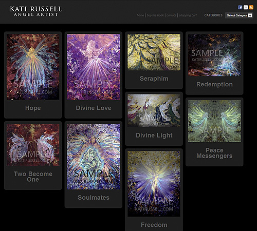 Kati Russell Angel Artist eCommerce